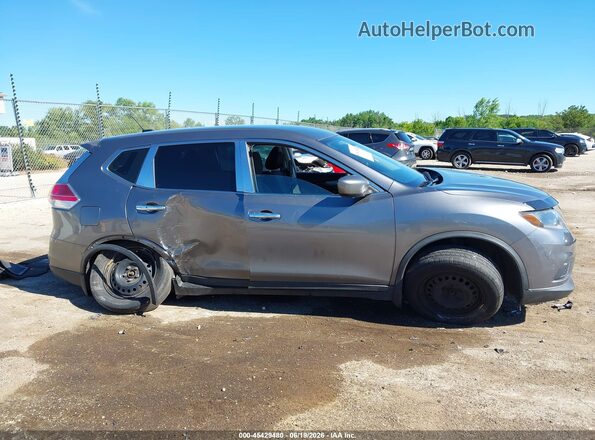 KNMAT2MV8GP655313 2016 NISSAN ROGUE Gray Սալոնի հետևի տեսք
