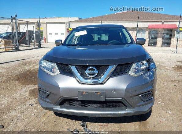 KNMAT2MV8GP655313 2016 NISSAN ROGUE Gray Սարքավորումների վահանակի տեսք