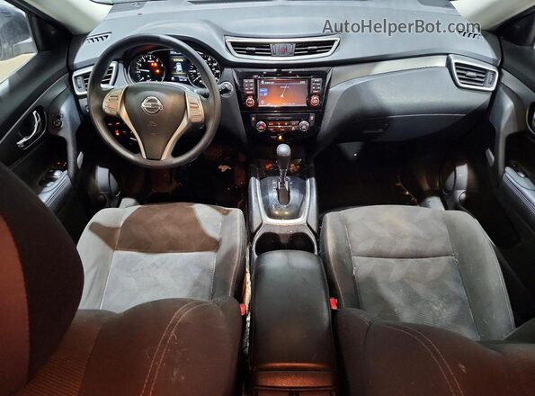 KNMAT2MV8GP658986 2016 NISSAN ROGUE Black Vista del salpicadero