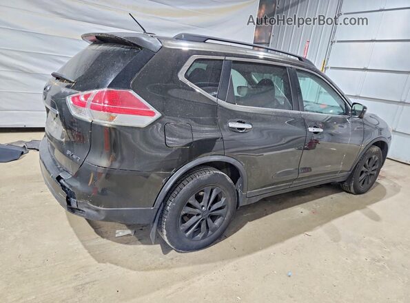 KNMAT2MV8GP658986 2016 NISSAN ROGUE Black Trasero derecho