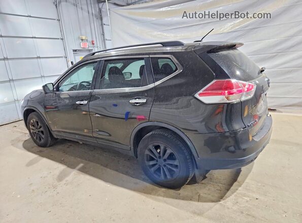KNMAT2MV8GP658986 2016 NISSAN ROGUE Black Trasero izquierdo