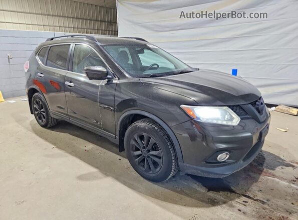 KNMAT2MV8GP658986 2016 NISSAN ROGUE Black Delantero derecho
