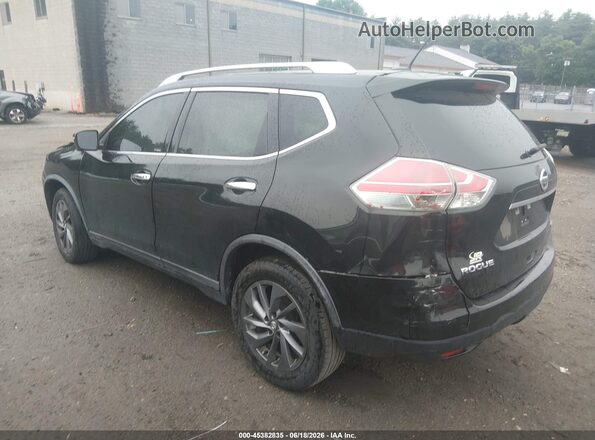 KNMAT2MV8GP694662 2016 NISSAN ROGUE Black Rear left