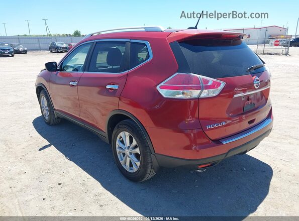KNMAT2MV8GP694869 2016 NISSAN ROGUE Red Rear left