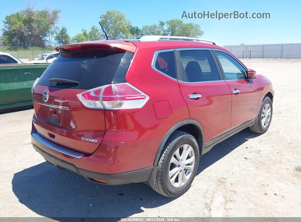 KNMAT2MV8GP694869 2016 NISSAN ROGUE Red Rear right