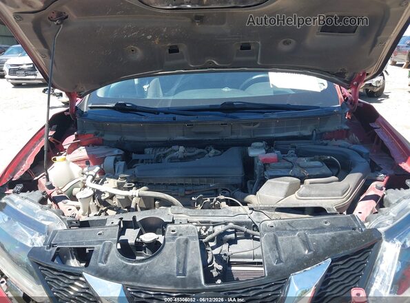 KNMAT2MV8GP694869 2016 NISSAN ROGUE Red Rear view