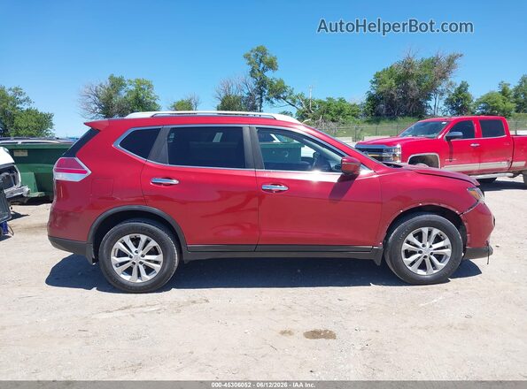 KNMAT2MV8GP694869 2016 NISSAN ROGUE Red 360 interior view