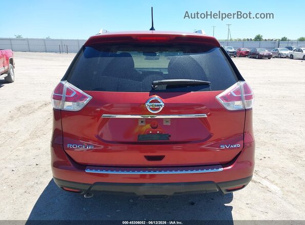 KNMAT2MV8GP694869 2016 NISSAN ROGUE Red 
