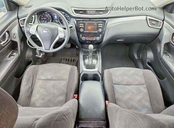 KNMAT2MV8GP707040 2016 NISSAN ROGUE Gray 