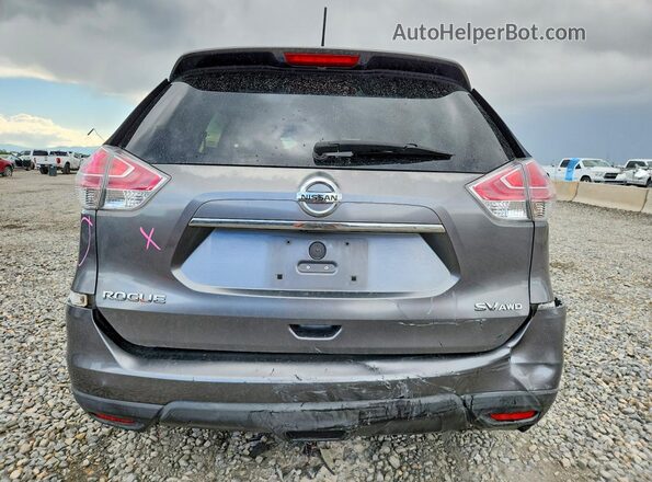 KNMAT2MV8GP707040 2016 NISSAN ROGUE Gray 