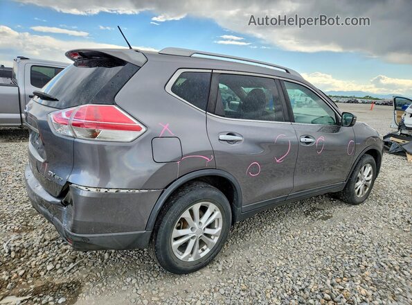 KNMAT2MV8GP707040 2016 NISSAN ROGUE Gray 