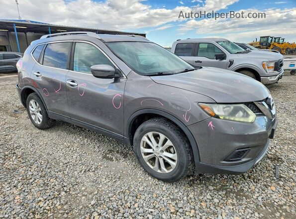 KNMAT2MV8GP707040 2016 NISSAN ROGUE Gray 