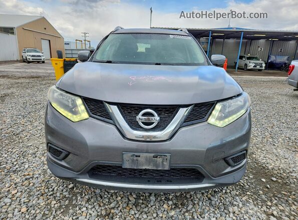 KNMAT2MV8GP707040 2016 NISSAN ROGUE Gray 