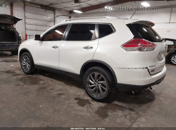 KNMAT2MV8GP727918 2016 NISSAN ROGUE White Trasero izquierdo