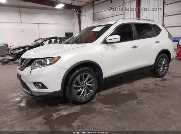 KNMAT2MV8GP727918 2016 NISSAN ROGUE White Vista tres cuartos delantera izquierda