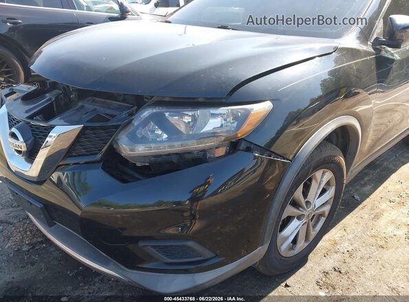 KNMAT2MV8GP733735 2016 NISSAN ROGUE Black Front view