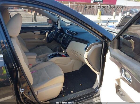 KNMAT2MV8GP733735 2016 NISSAN ROGUE Black Front interior view