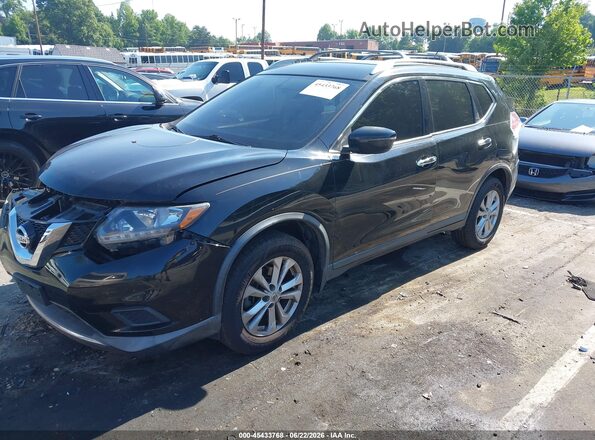 KNMAT2MV8GP733735 2016 NISSAN ROGUE Black Front left