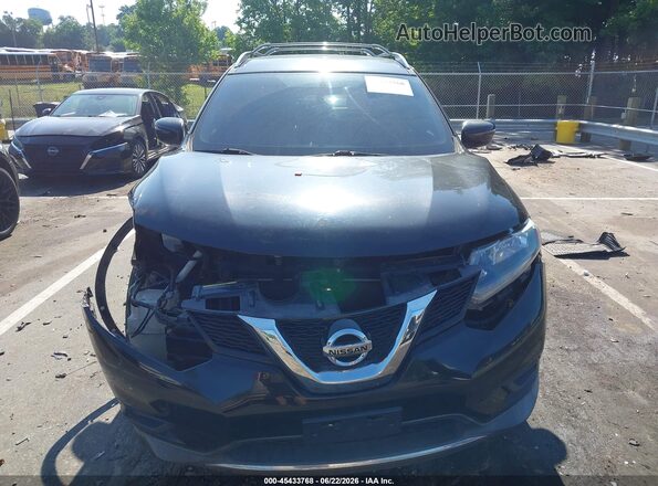 KNMAT2MV8GP733735 2016 NISSAN ROGUE Black Rear interior view