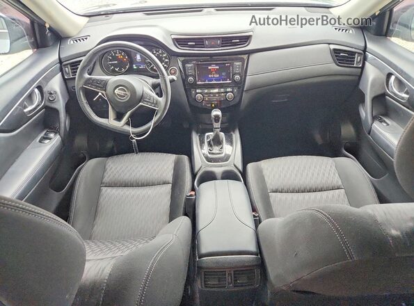 KNMAT2MV8JP544848 2018 NISSAN ROGUE Gray Dashboard view