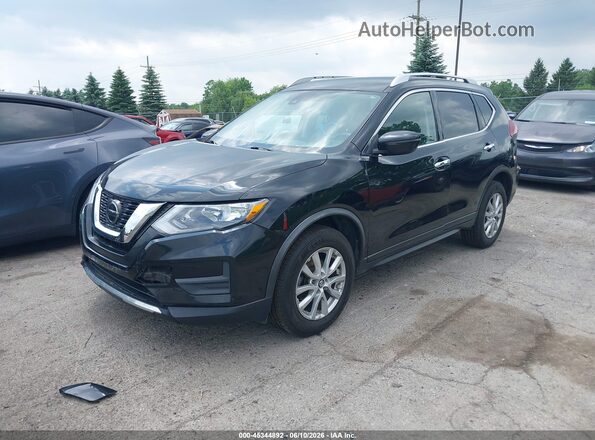 KNMAT2MV8LP527051 2020 NISSAN ROGUE Black წინა მარცხენა ხედი სამი მეოთხედიდან