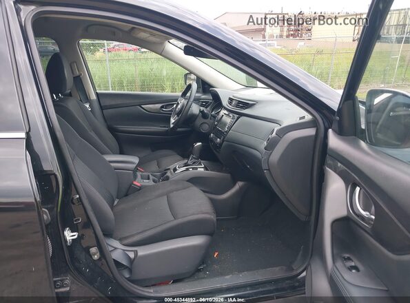 KNMAT2MV8LP527051 2020 NISSAN ROGUE Black წინა სალონის ხედი