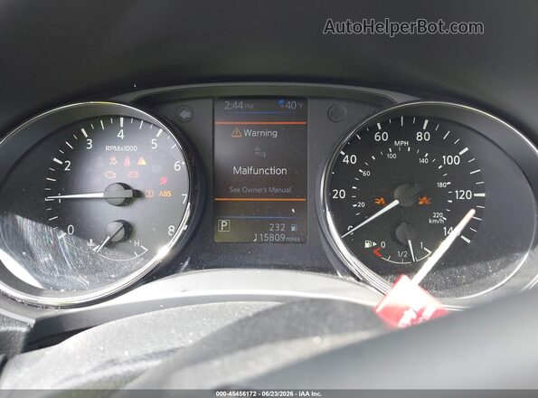 KNMAT2MV8LP529589 2020 NISSAN ROGUE Gray უკანა სავარძლების ხედი