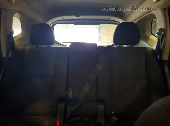 KNMAT2MV9GP607478 2016 NISSAN ROGUE Black უკანა სავარძლების ხედი