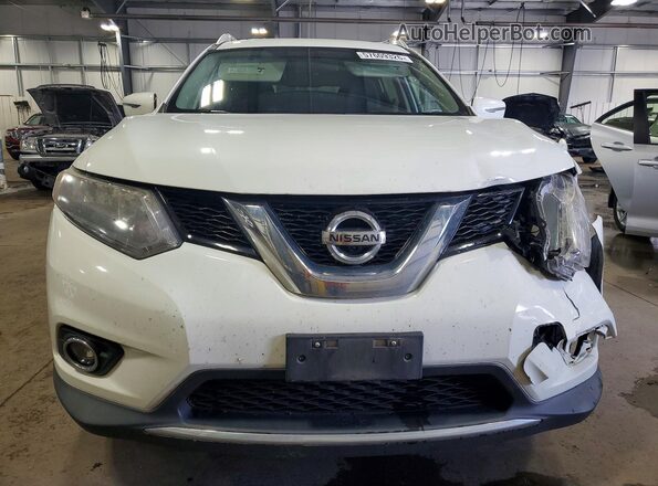 KNMAT2MV9GP616813 2016 NISSAN ROGUE White Вид спереду