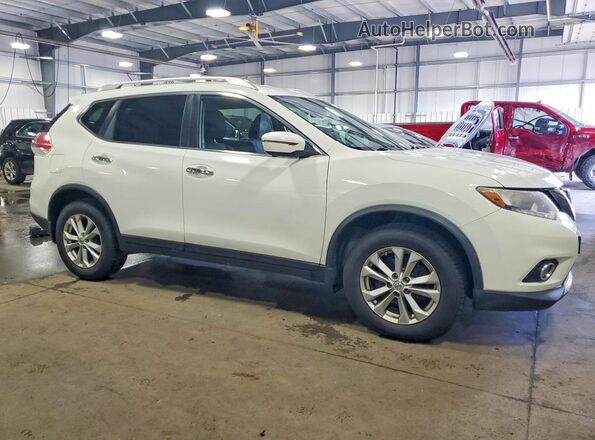 KNMAT2MV9GP616813 2016 NISSAN ROGUE White Передня права чверть