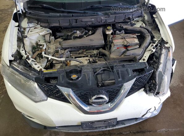 KNMAT2MV9GP616813 2016 NISSAN ROGUE White Вид підкапотного простору
