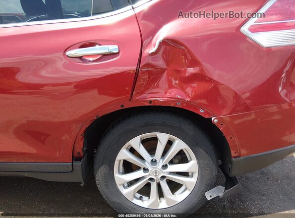 KNMAT2MV9GP681239 2016 NISSAN ROGUE Red Front view