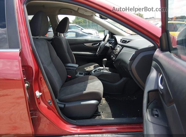 KNMAT2MV9GP681239 2016 NISSAN ROGUE Red Front interior view