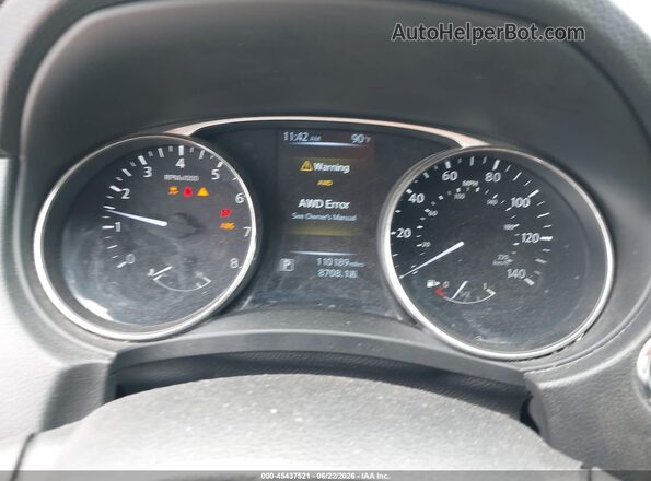 KNMAT2MV9GP701246 2016 NISSAN ROGUE White Հետևի նստատեղերի տեսք