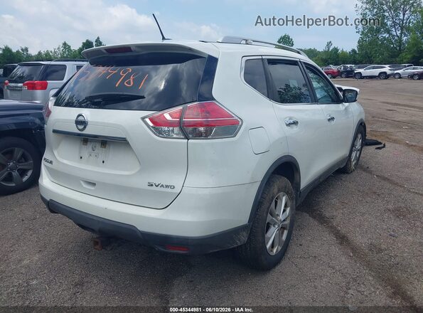 KNMAT2MV9GP705751 2016 NISSAN ROGUE White უკანა მარჯვენა