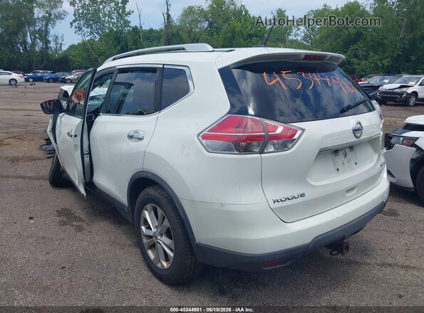 KNMAT2MV9GP705751 2016 NISSAN ROGUE White უკანა მარცხენა