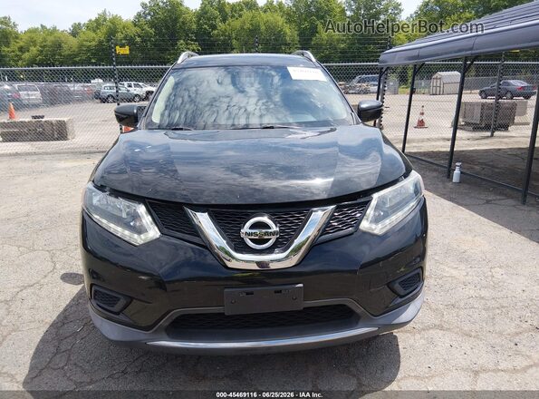 KNMAT2MV9GP708438 2016 NISSAN ROGUE Black უკანა სალონის ხედი