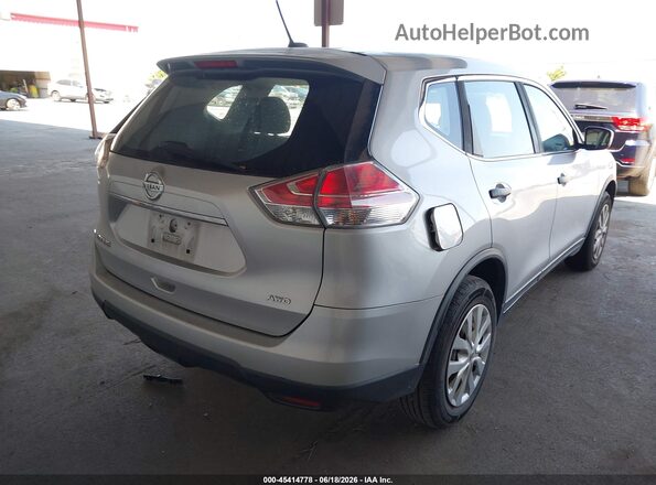 KNMAT2MV9GP721268 2016 NISSAN ROGUE Silver Հետևի աջ