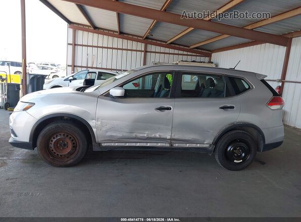 KNMAT2MV9GP721268 2016 NISSAN ROGUE Silver Դիմացի տեսք