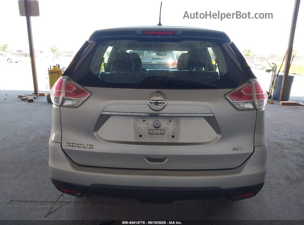 KNMAT2MV9GP721268 2016 NISSAN ROGUE Silver 