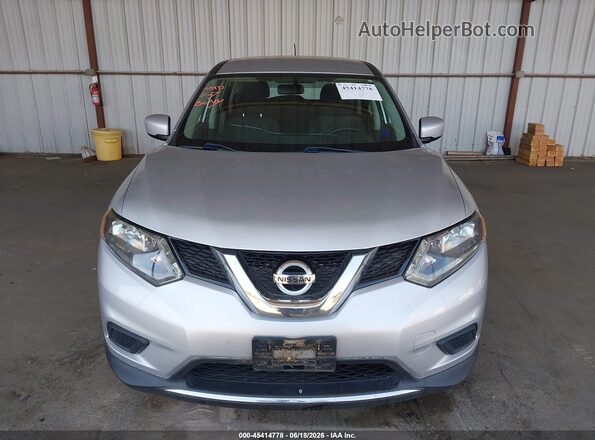 KNMAT2MV9GP721268 2016 NISSAN ROGUE Silver Սարքավորումների վահանակի տեսք