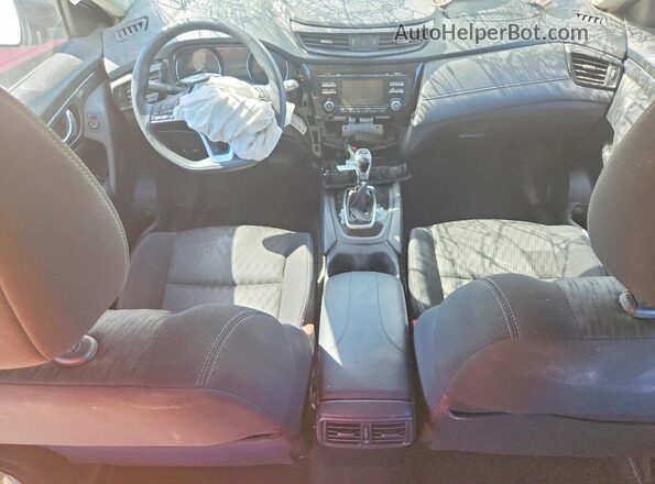 KNMAT2MV9HP509388 2017 NISSAN ROGUE White Առջևի վահանակի տեսք