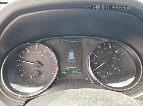KNMAT2MV9HP527065 2017 NISSAN ROGUE Black Սարքավորումների վահանակի տեսք