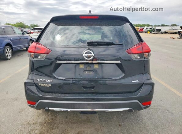 KNMAT2MV9HP527065 2017 NISSAN ROGUE Black Հետևի տեսք