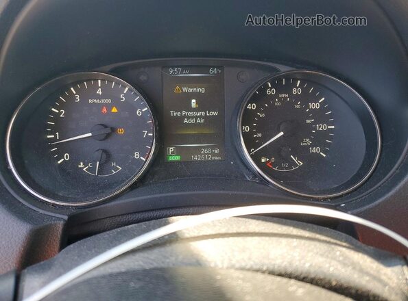 KNMAT2MV9HP556176 2017 NISSAN ROGUE Gray Instrument cluster view