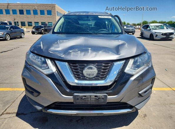 KNMAT2MV9JP513219 2018 NISSAN ROGUE Gray Front view
