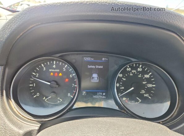 KNMAT2MV9JP513219 2018 NISSAN ROGUE Gray Instrument cluster view