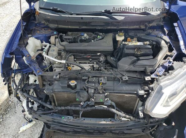 KNMAT2MV9JP533261 2018 NISSAN ROGUE Синий 
