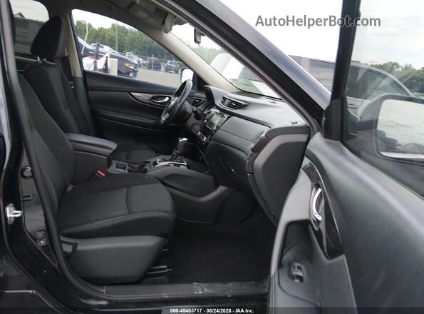 KNMAT2MV9JP613059 2018 NISSAN ROGUE Black Front interior view