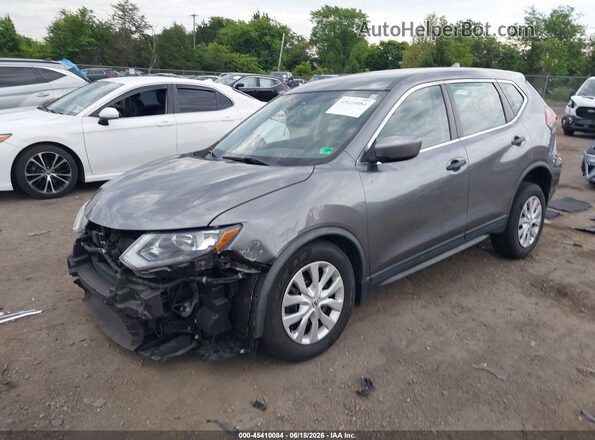 KNMAT2MV9KP512198 2019 NISSAN ROGUE Серый Передняя левая четверть